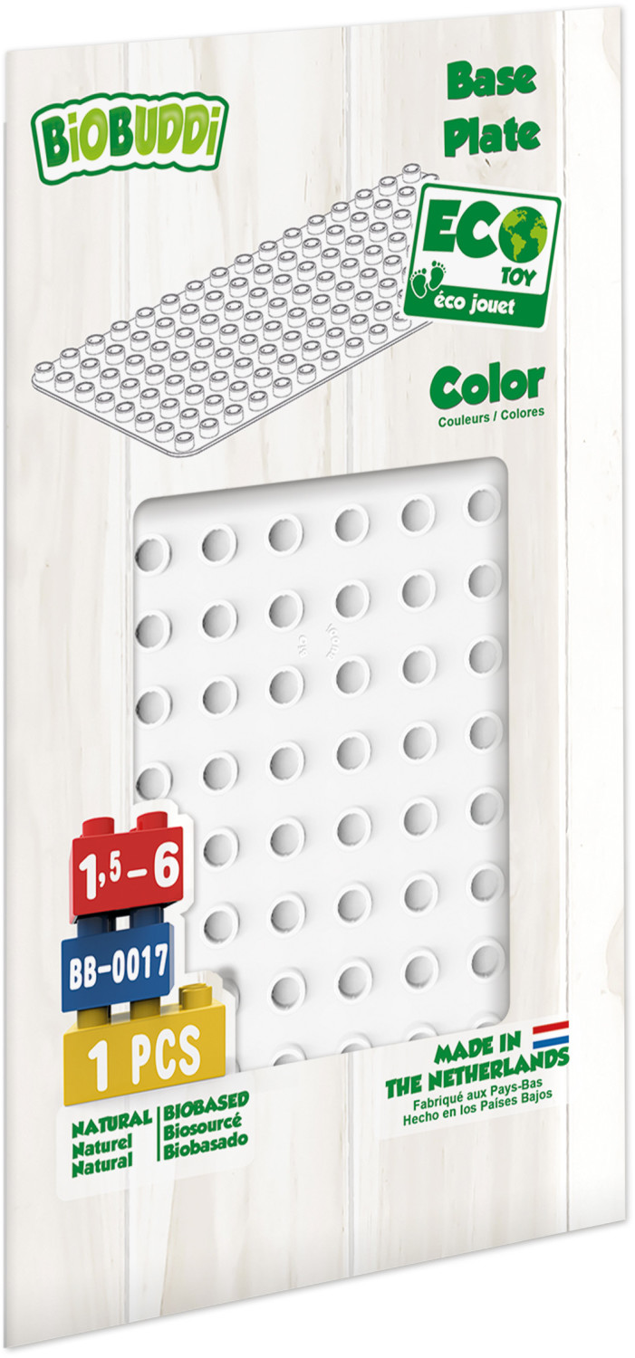 BiOBUDDi Baseplate white
