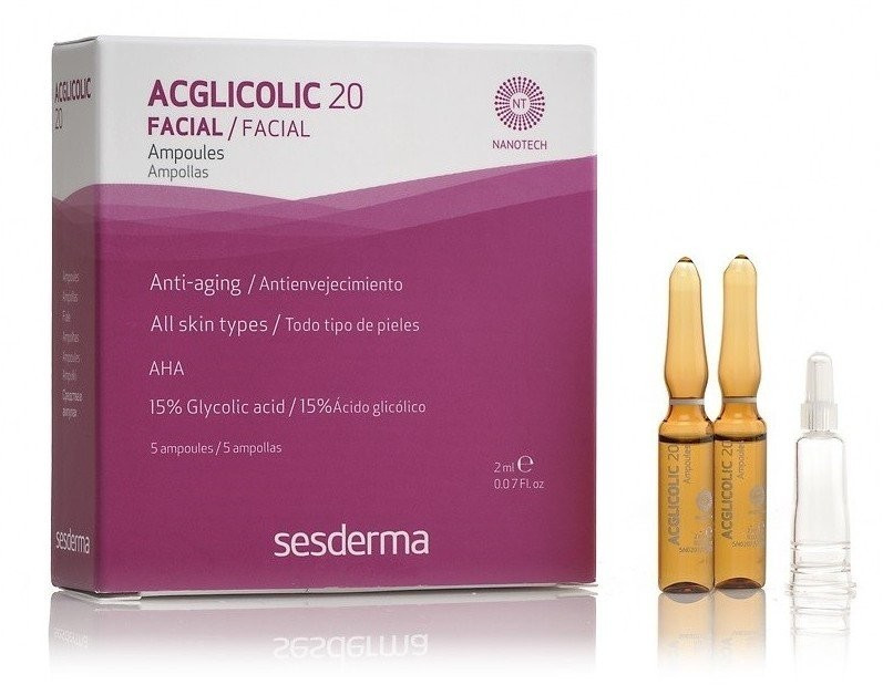 SeSDerma Acglicolic 20 Facial Ampoules (5 x 2)