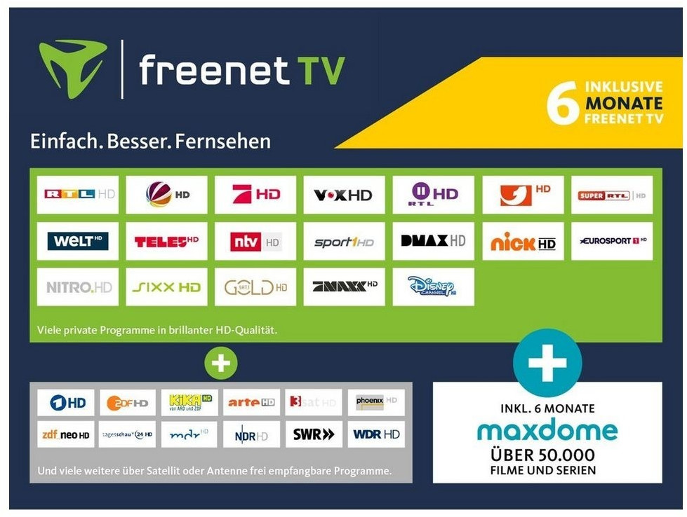 43+ Freenet tv briefumschlag im bild , TV Entertainment Paket CI+ Modul ab 89,00 € Preisvergleich