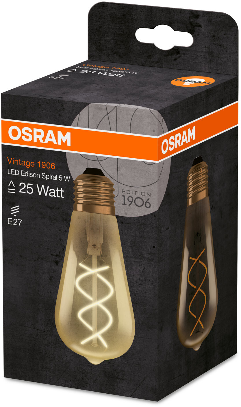 OSRAM Retrofit E27 / ST64 Vintage LED Lampe 2,5W ST25 Filament