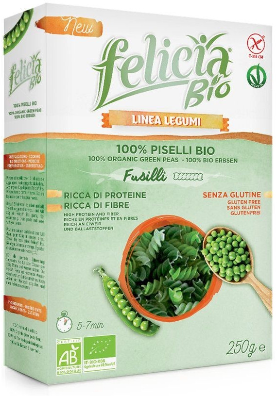 Felicia Bio Fusilli piselli bio (250g) a € 2,40 (oggi)