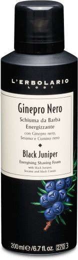 L'Erbolario Ginepro Nero Schiuma da Barba Energizzante (200ml)