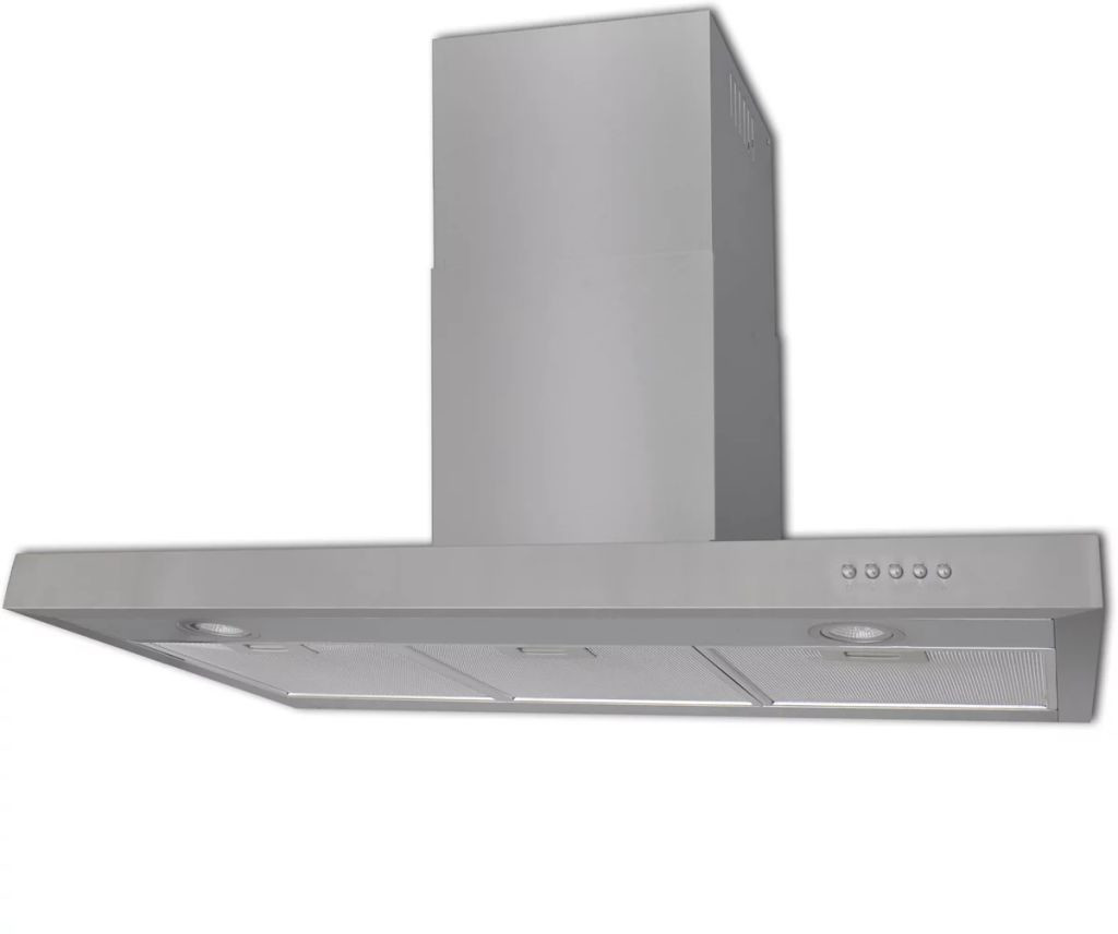 VidaXL Hotte plate acier inoxydable 900 mm