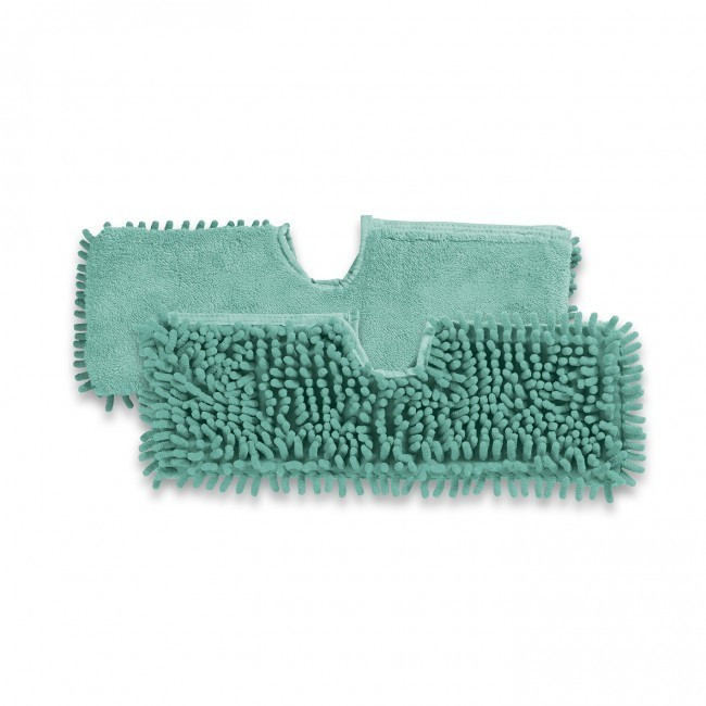 CLEANmaxx Spare wiping set of 2 for spray mop turquoise