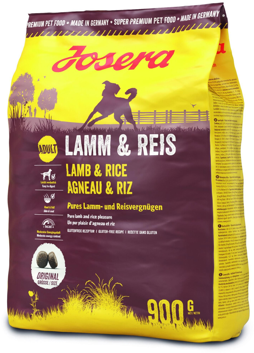 Josera Agneau et riz (900 g)