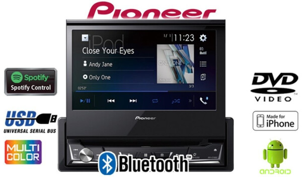 Pioneer AVH-A7100BT, Bild 3