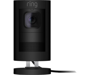Ring stick up cam black outlet and white