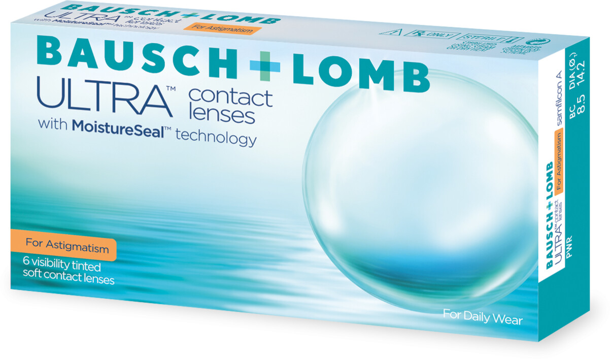 Bausch & Lomb Ultra for Astigmatism +3.75 (6 lentilles)