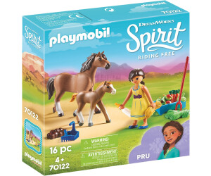 Bürste PLAYMOBIL  SPIRIT Limited Edition  LUCKY mit Wildpferd-Fohlen 
