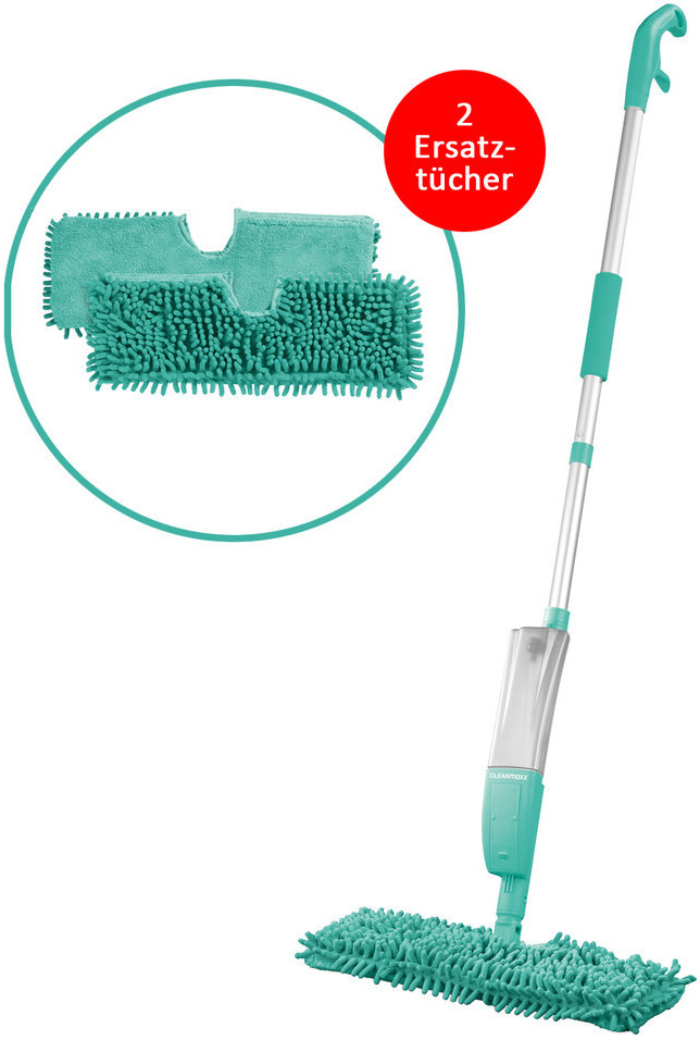 CLEANmaxx Spray Mop Floor Wiper 2in1 incl wipe