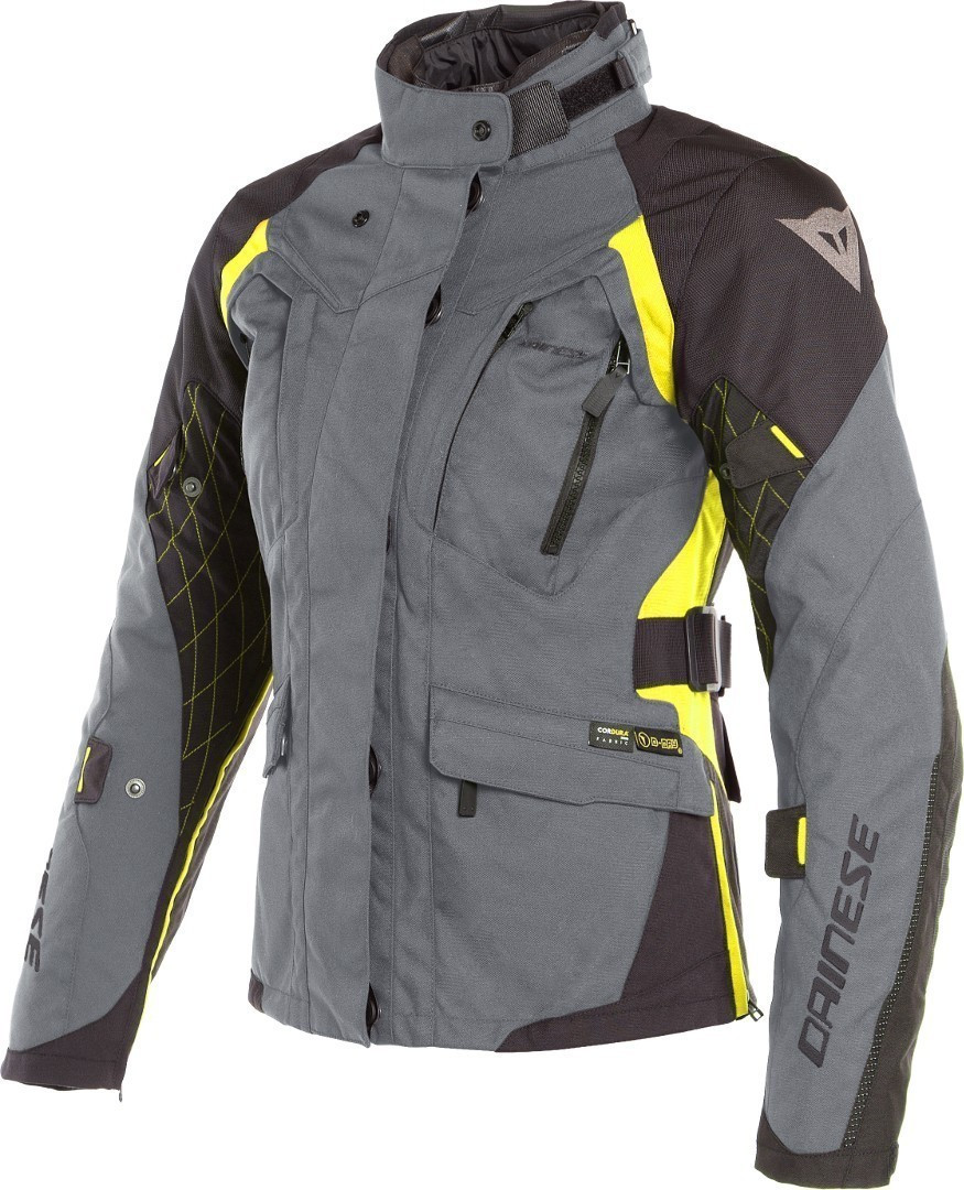 Dainese Veste X-Tourer D-Dry gris foncé/noir/jaune
