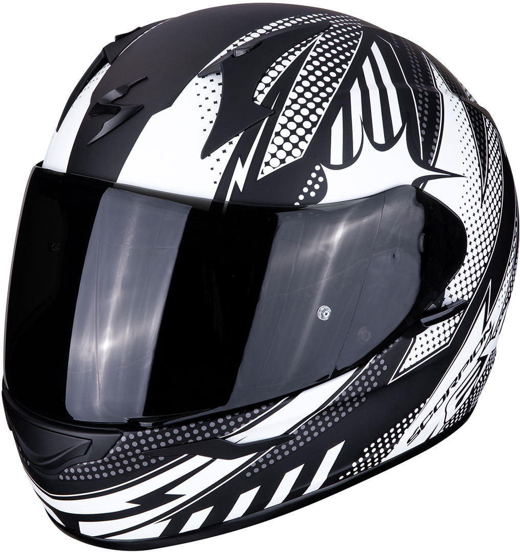 Scorpion Exo-390 Pop Matt Black White