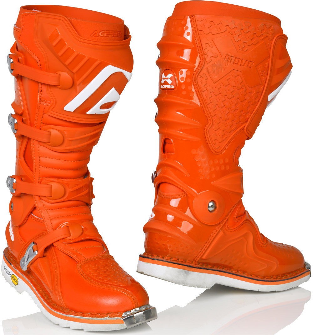 Acerbis Bottes X-Move 2.0 orange/blanc