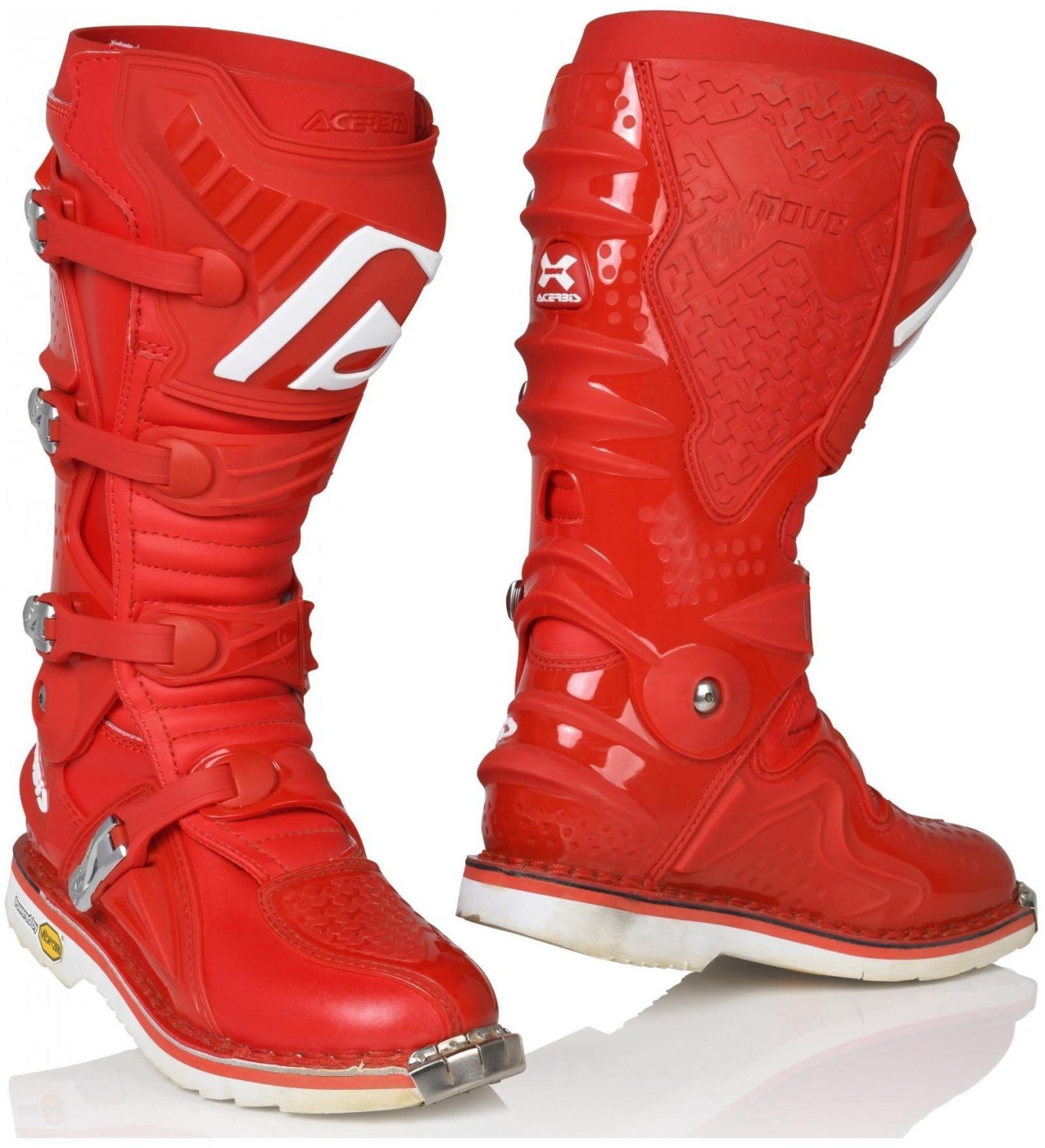 Acerbis Bottes X-Move 2.0 rouge/blanc