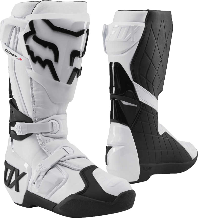 Fox Bottes Comp 2019 blanc/noir
