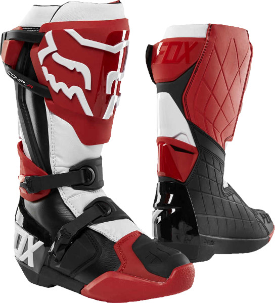 Fox Bottes Comp R 2019 rouge/noir/blanc