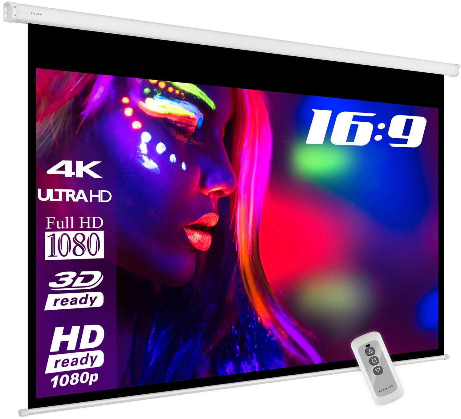 eSmart Germany BASICS Motorised Projector Screen
