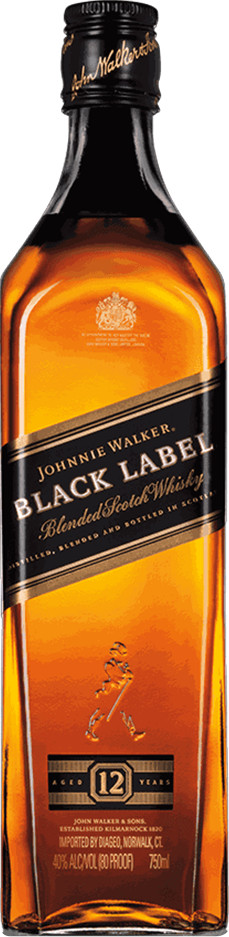 Johnnie Walker Black Label Blended Scotch 1.5L 40 %
