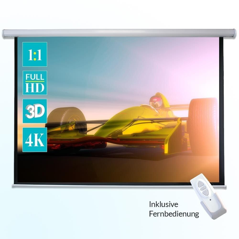 ivolum Motorised Projector Screen 240 x 240