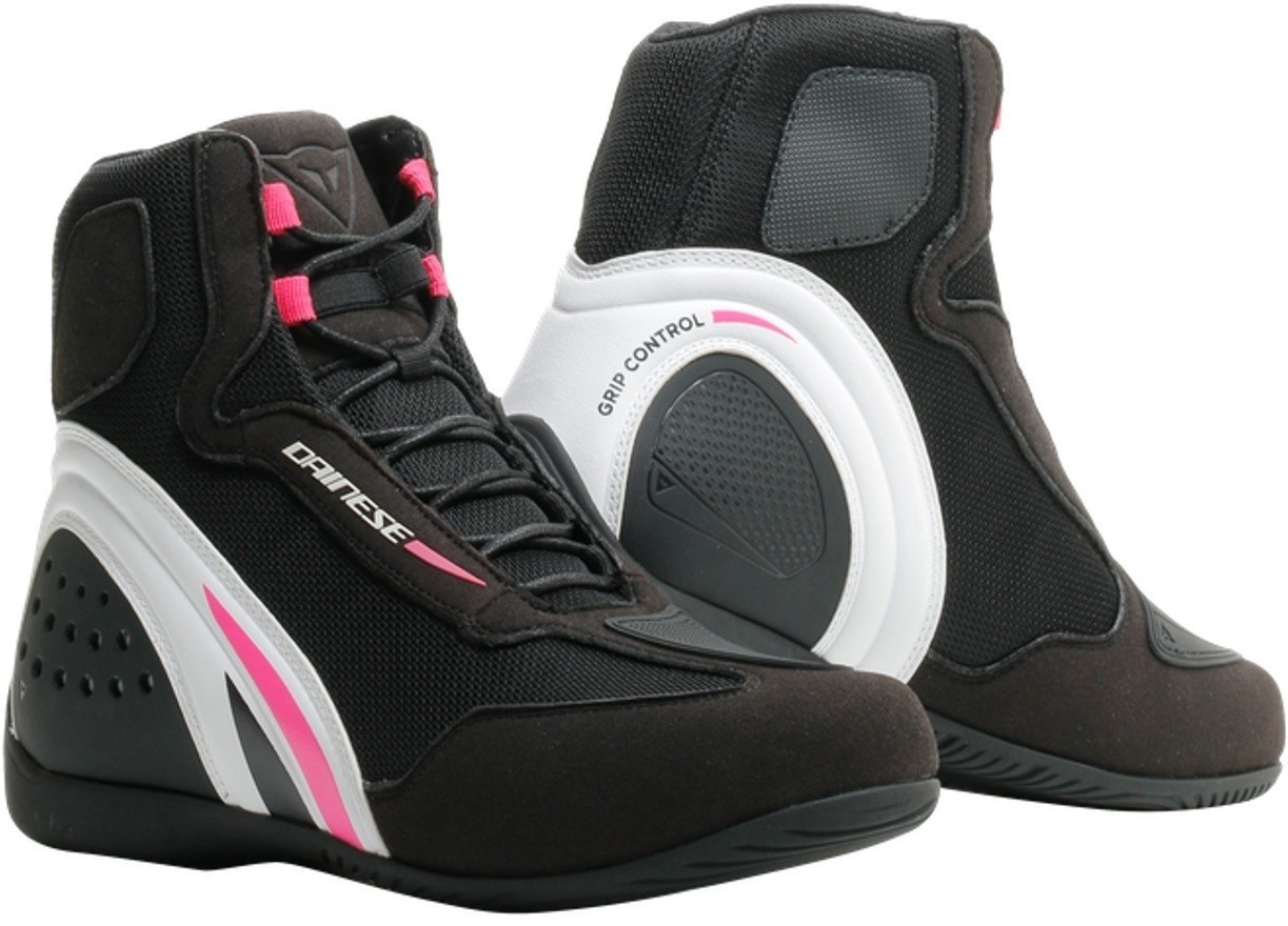 Dainese Bottes D1 Air Lady noir/blanc/rose