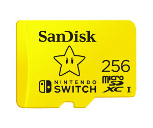 CARTE MICRO SDXC SANDISK 64GB POUR NINTENDO SWITCH YOSHI