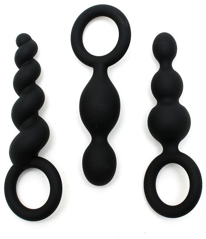 Satisfyer Plugs set de 3 noir