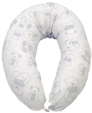 HOBEA-Germany Breastfeeding Pillow - Teddy Grey