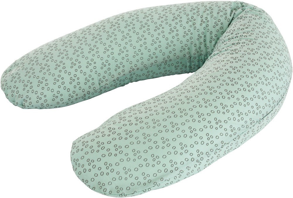 Träumeland Breastfeeding Cushion Elastic - Circles  mint