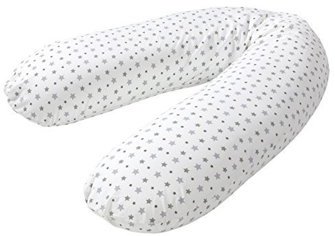 Träumeland Breastfeeding Cushion Elastic - Grey Stars