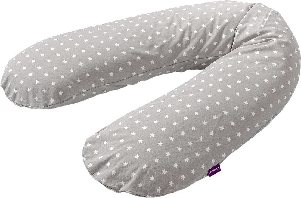 Träumeland Breastfeeding Cushion Elastic - Grey White Stars