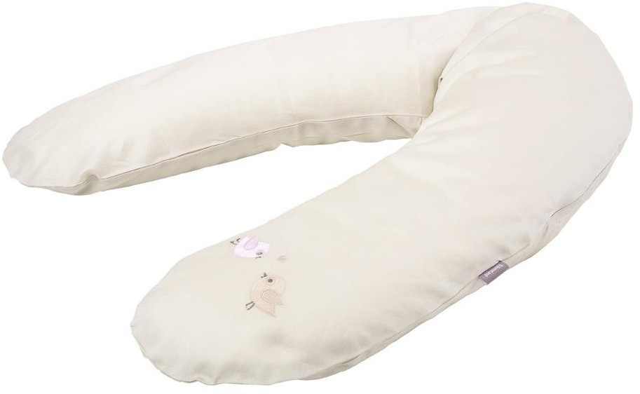 Träumeland Breastfeeding Cushion Cotton - Lucky Bird Pink