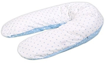 Träumeland Breastfeeding Cushion Cotton - Dots Blue