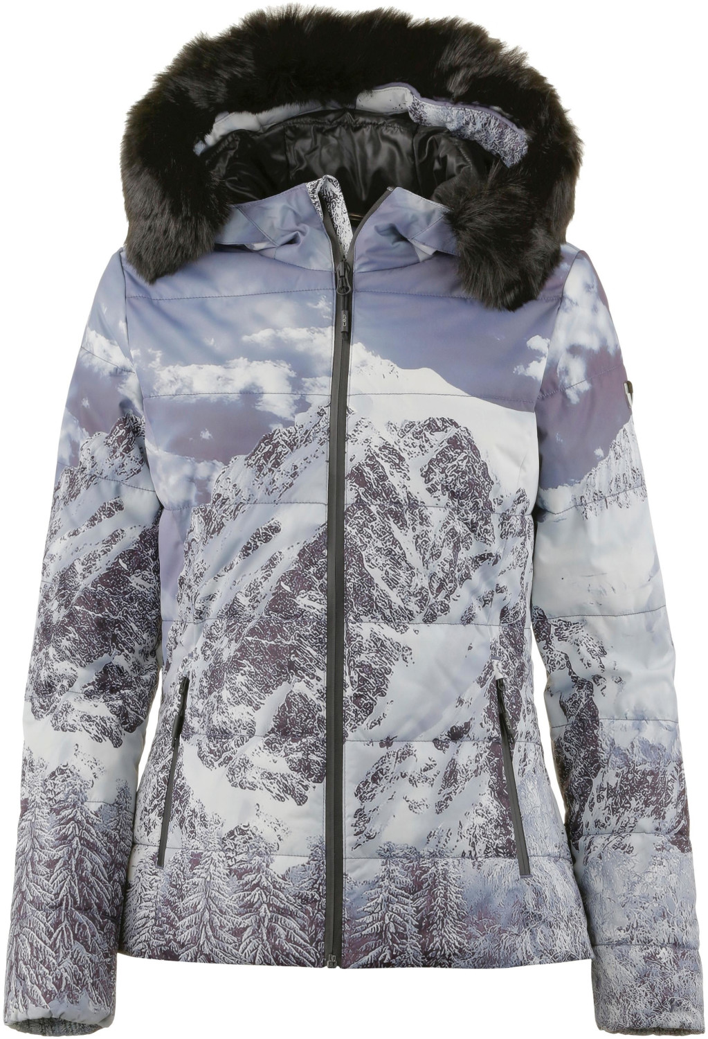 CMP Olimpia Ski Jacket with Faux Fur Collar