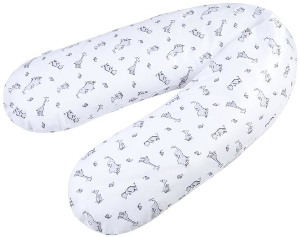 Julius Zöllner Breastfeeding Cushion Micropearls 42l 190cm - Safari