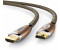 CSL Premium HDMI Kabel 2.0b UHD 4k Kupfer-Design 1.0m