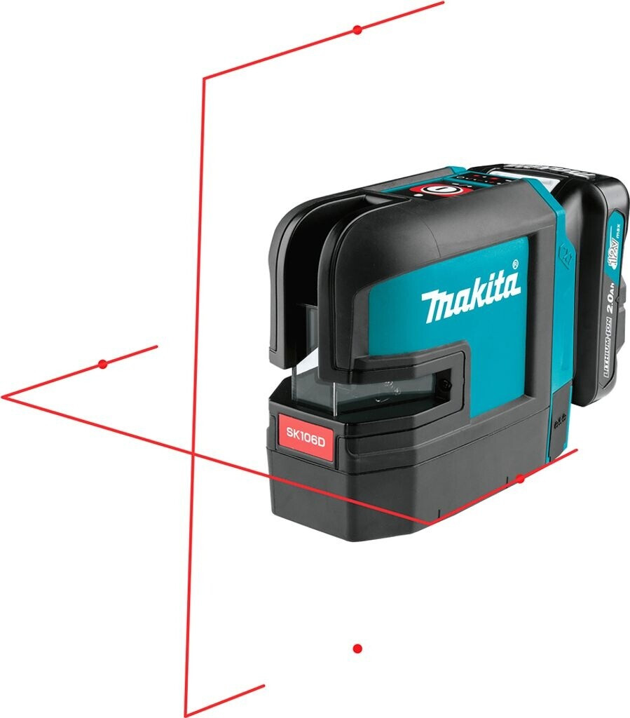 Nivel Laser de Lineas Cruzadas 4 Puntos Sin Batería Sin Cargador SK106DZ  Makita