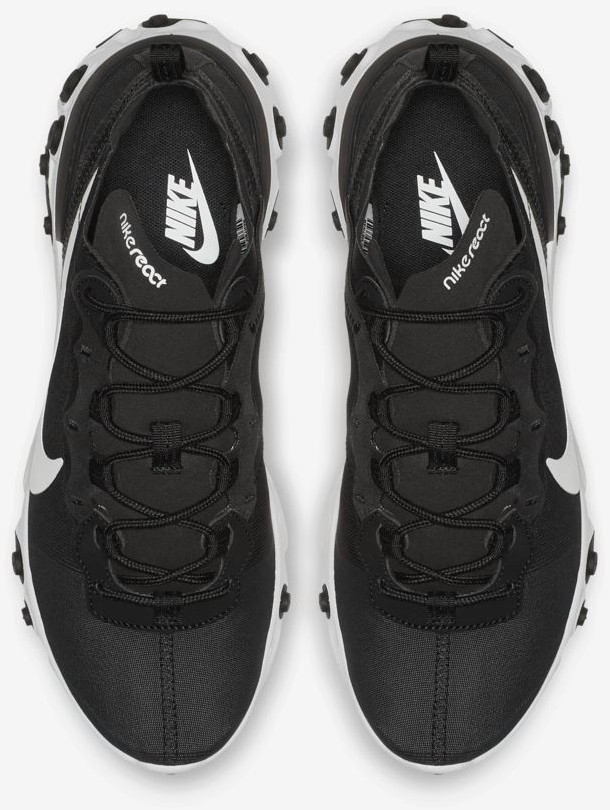black nike react element 55 women's