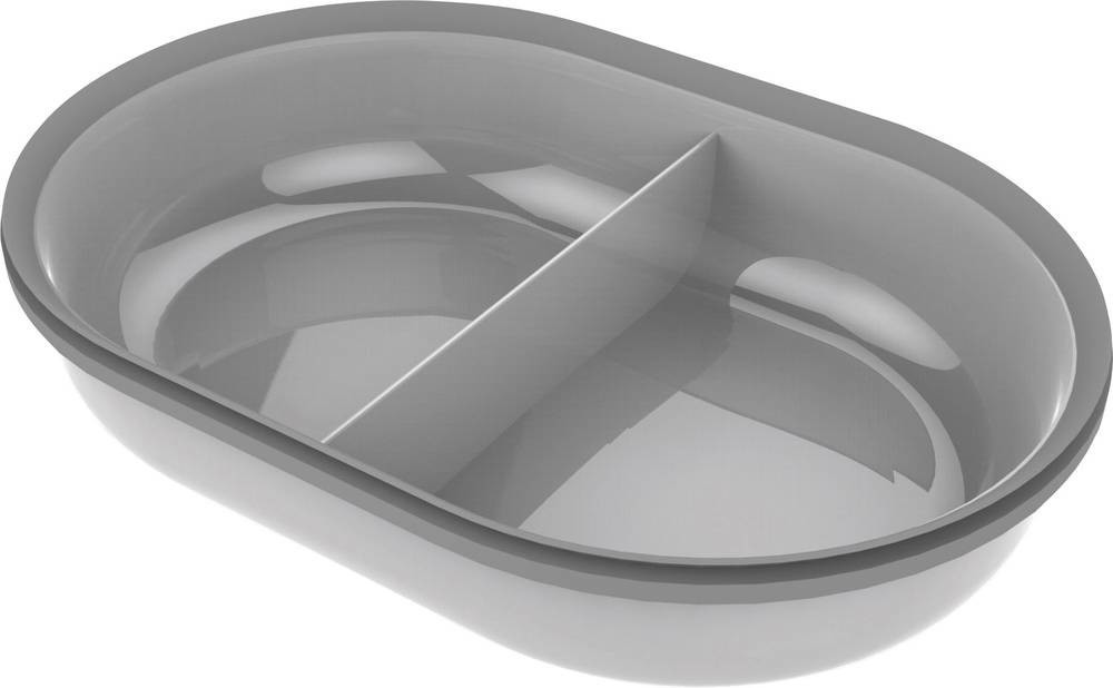 SureFlap SureFeed Écuelle double pour distributeur automatique gris