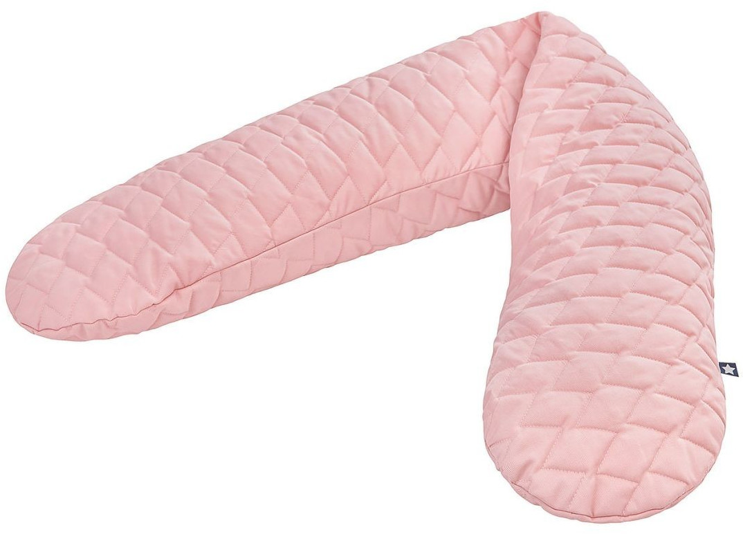 Julius Zöllner Breastfeeding Pillow Quilted Micropearls 190cm 42l - Piqué Blush