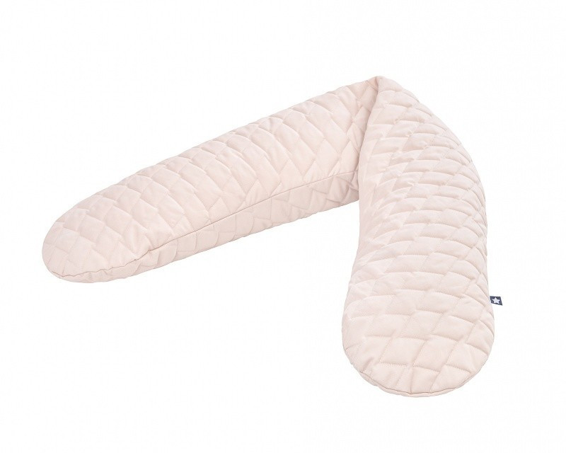 Julius Zöllner Breastfeeding Pillow Quilted Micropearls 190cm 42l - Piqué Pearl