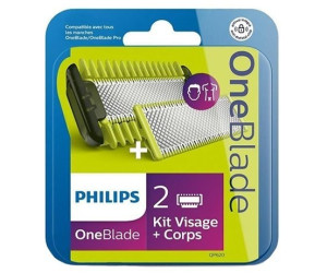 Philips OneBlade Original-Ersatzklingen für alle OneBlade und OneBlade Pro  Modelle Fünfer-Pack (Modell QP250/50) (Prime Spar-Abo)