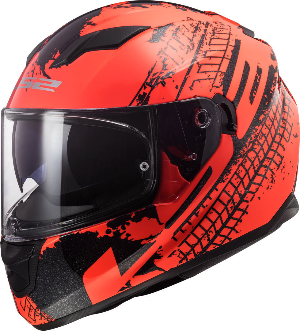 LS2 FF320 Stream Evo Lava Fluo Orange Black