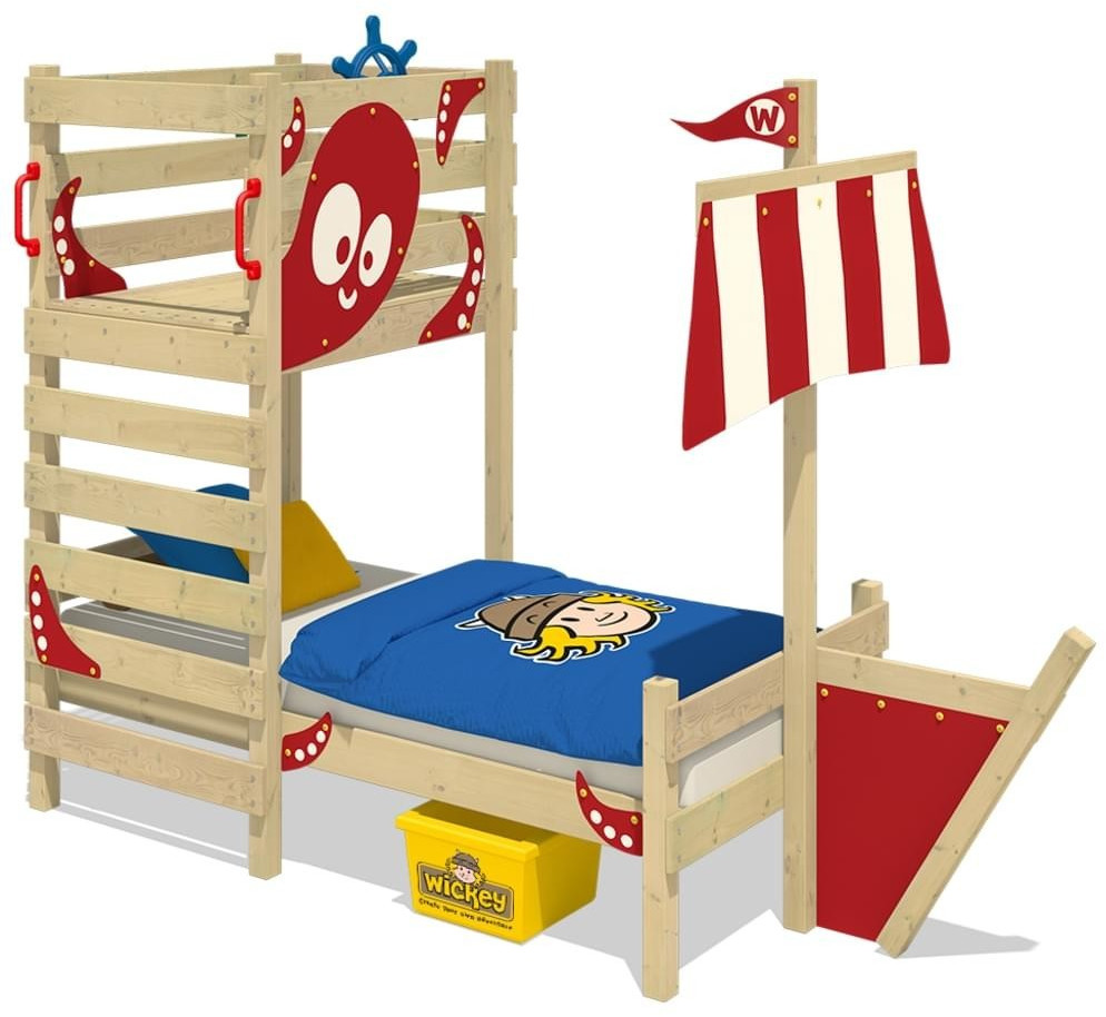 Wickey CrAzY Bounty with slatted Floor with PLay Podium and Sail