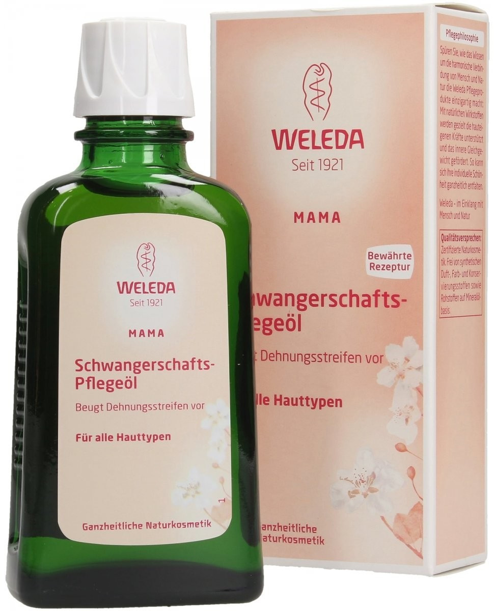 WELEDA - Huile de Massage Vergetures - Femmes Enceintes et Allaitantes -  Flacon 100 ml : : Hygiène et Santé