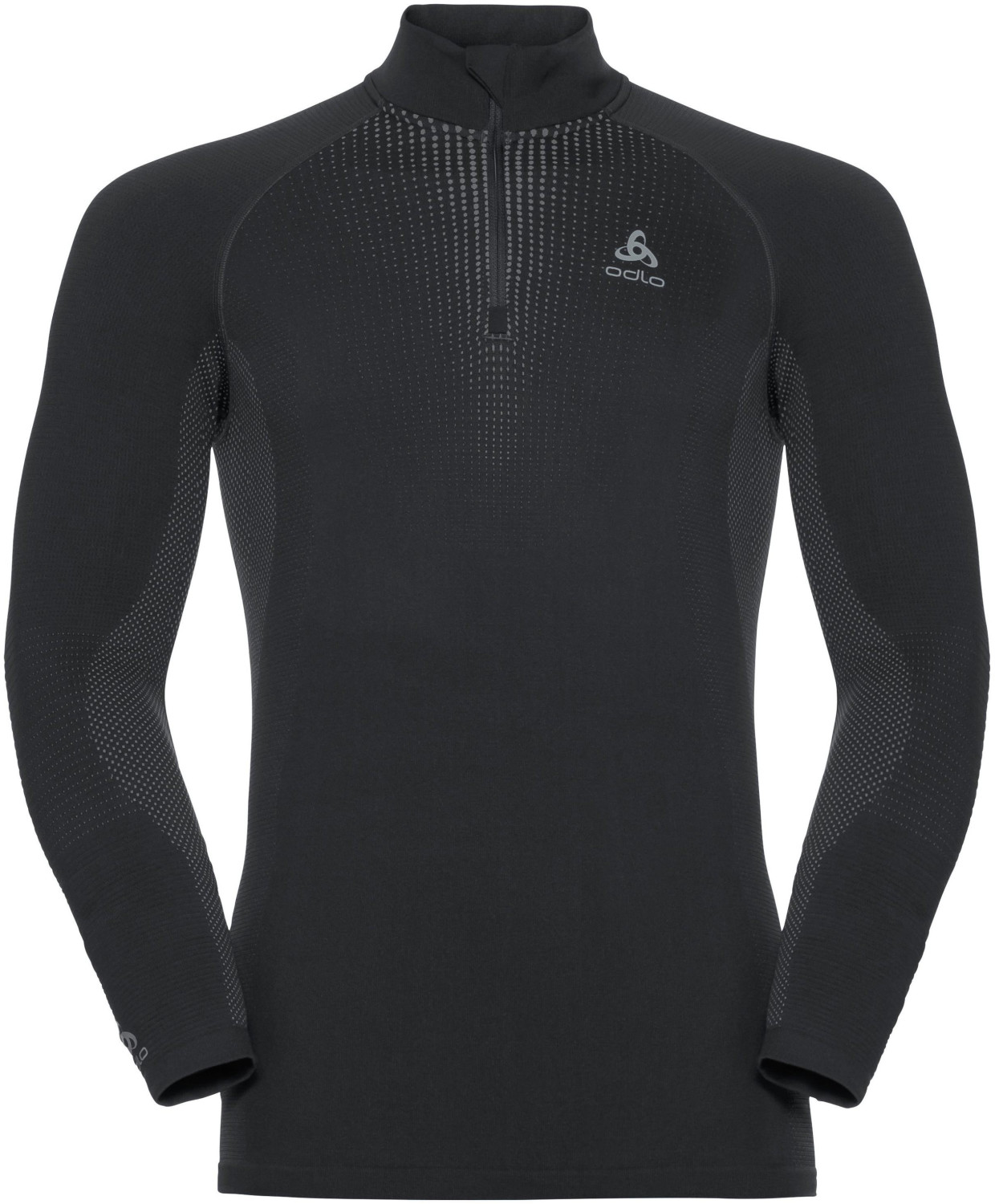 Odlo SUW Top Performance Warm LS Turtle Neck black/odlo concrete grey