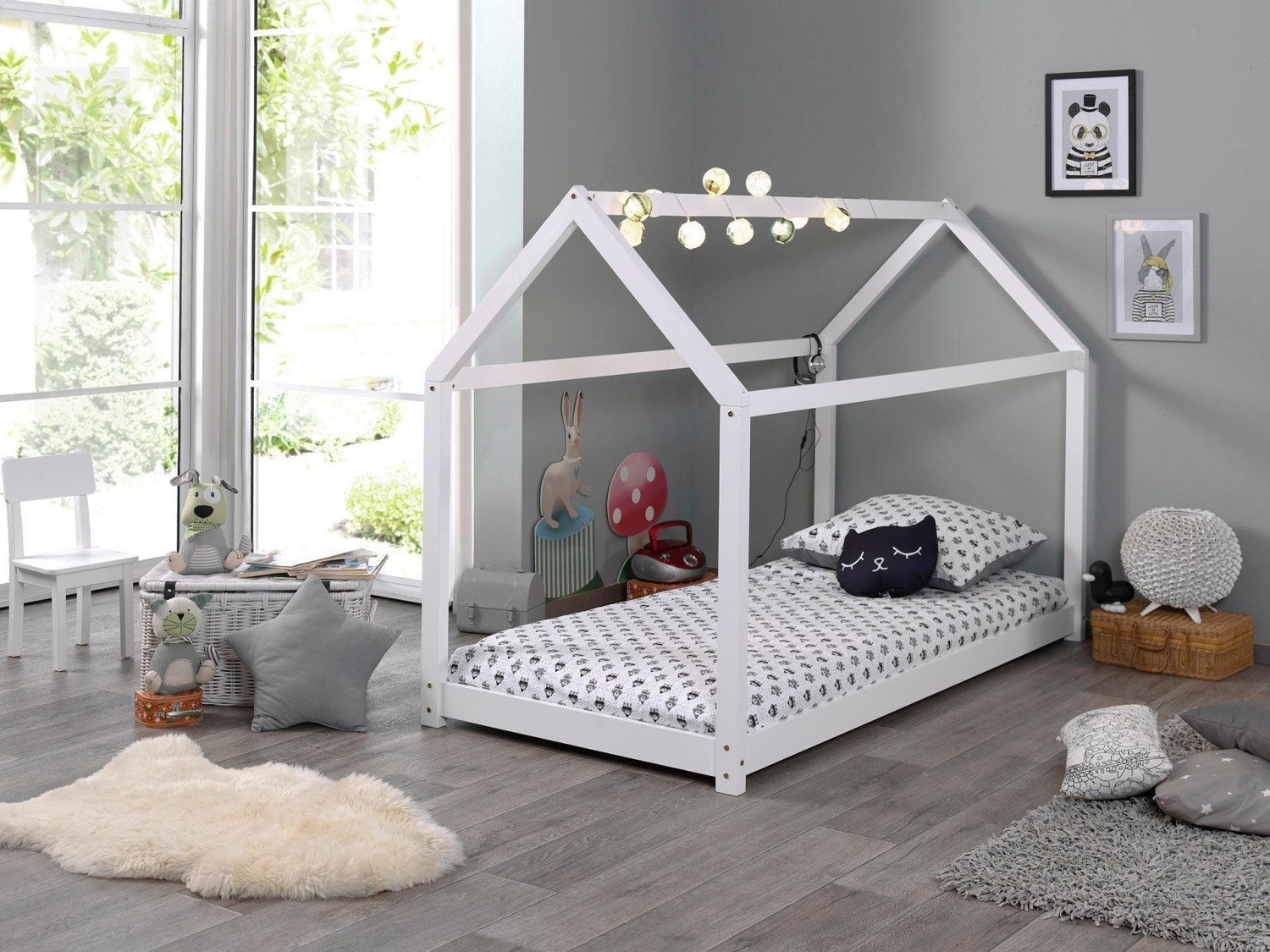Vipack Cabane (90 x 200 cm) White