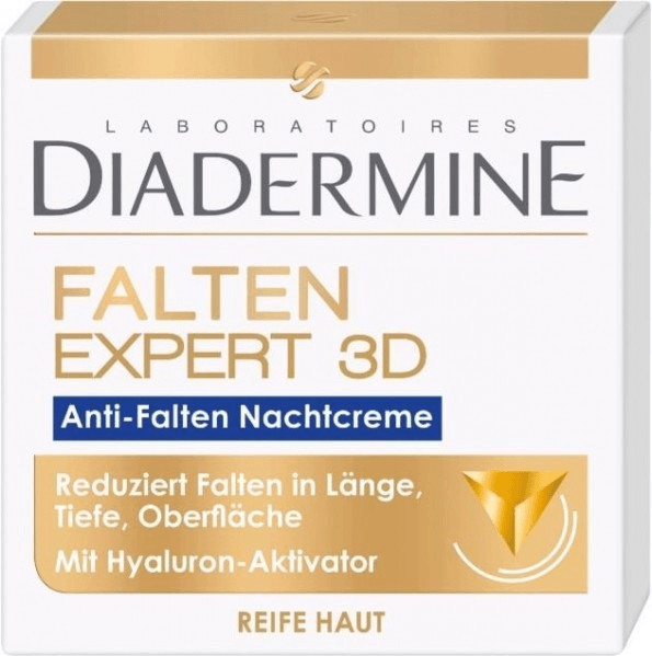 Diadermine Soin de nuit ultra régénérant - Expert Rides 3D (50 ml)