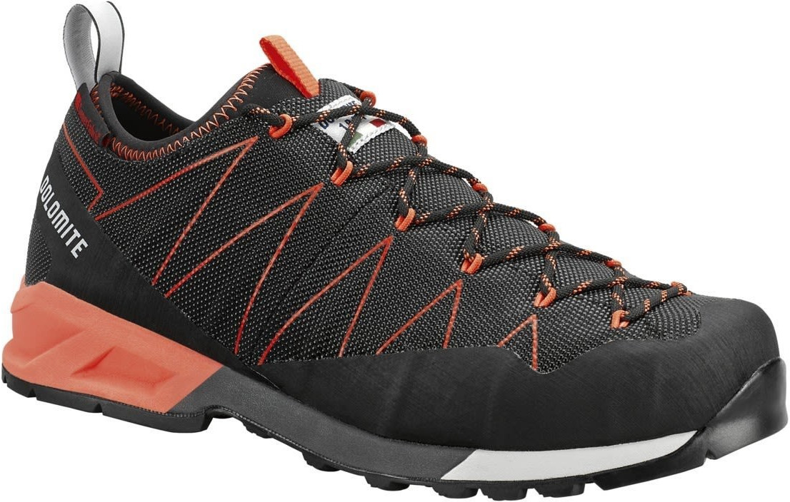 Dolomite Crodarossa black/fluo red