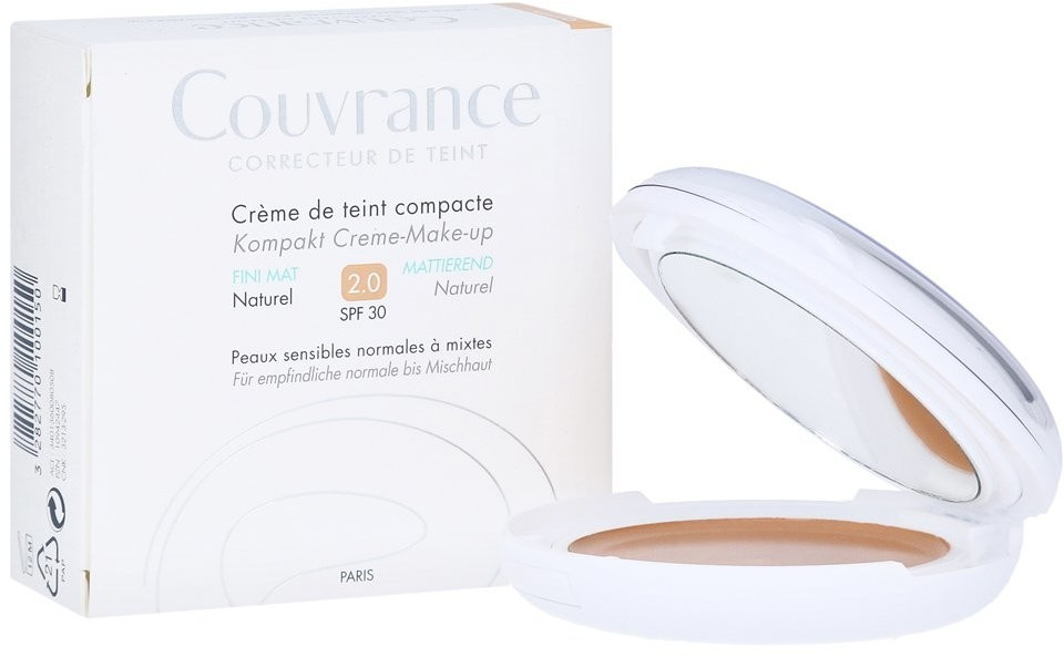 Avène Couvrance Compact Foundation Cream Powdery Effect Naturel (10g)