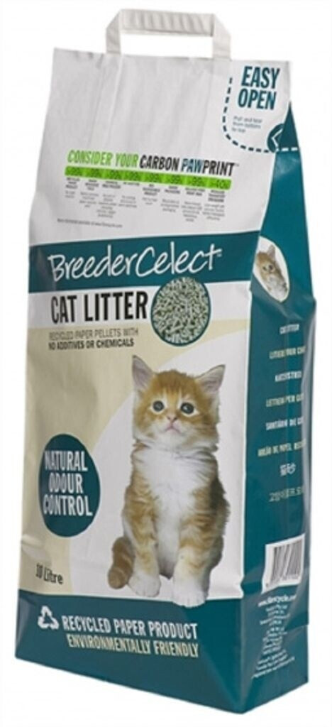 FibreCycle Litière végétale pour chat 10 L